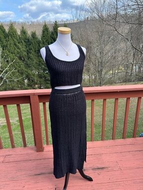 NEW! Free People Beach Havana Sweater Set in Black